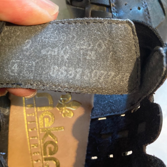 Reiker Antistress Leather Slingback Sandals -EUC - Picture 6 of 10